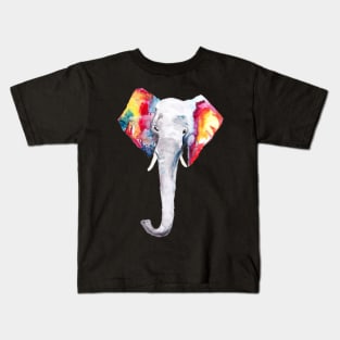 Colourful Elephant Kids T-Shirt